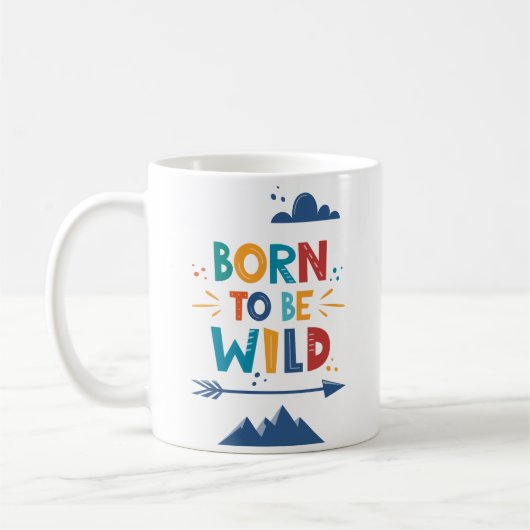 Geboren frei zu sein kaffeetasse (Links)