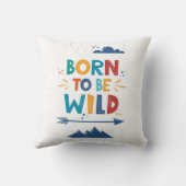 Geboren frei zu sein kissen (Rückseite)