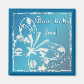 Geboren, frei zu sein magnet (Vorne)