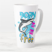 GEBOREN, FREI ZU SEIN MILCHTASSE (Rechte Ecke)