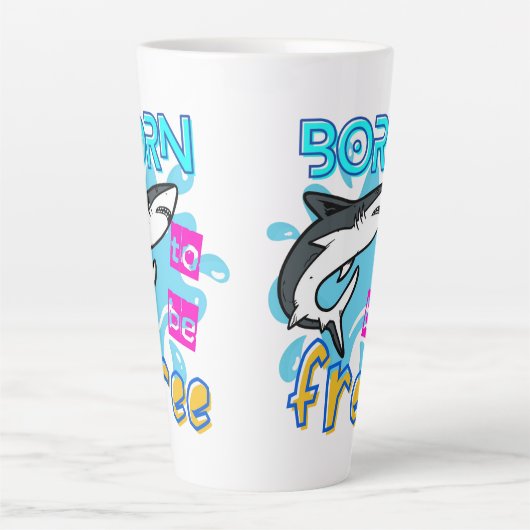 GEBOREN, FREI ZU SEIN MILCHTASSE (Vorderseite)