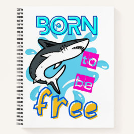 GEBOREN, FREI ZU SEIN NOTIZBLOCK