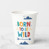 Geboren frei zu sein pappbecher (Vorderseite)