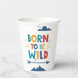 Geboren frei zu sein pappbecher