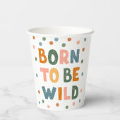 Geboren frei zu sein pappbecher (Rückseite)