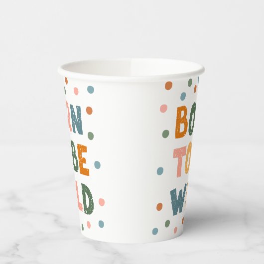 Geboren frei zu sein pappbecher (Links)