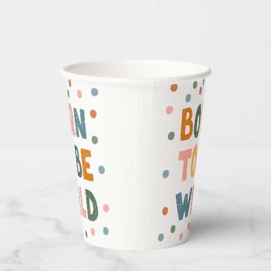 Geboren frei zu sein pappbecher (Rechts)