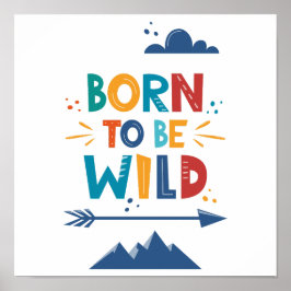 Geboren frei zu sein poster