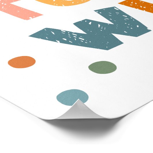 Geboren frei zu sein poster (Ecke)