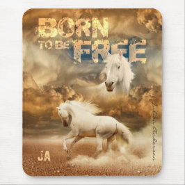 Geboren, frei zu sein, Schönheit der Tierwelt: Wei Mousepad