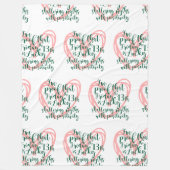 Geboren Freitag, 13. Fleecedecke (Vorderseite)