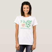 Geboren Freitag, 13. T-Shirt (Vorne ganz)