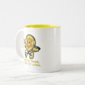 Geboren für den Handel, gezwungen, Tasse zu arbeit (Vorderseite Links)