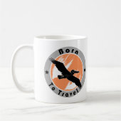 Geboren für den Kaffeekrug Kaffeetasse (Links)