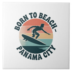 Geboren für den Strand Panama City Fliese