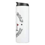 Geboren für die Gestaltung des T - Shirt mit Golfz Thermosbecher (Nach rechts gedreht)