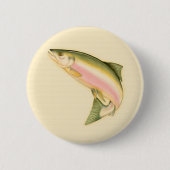 Geboren für Fische Button (Vorderseite)