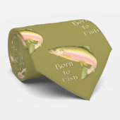Geboren für Fische Krawatte (Gerollt)