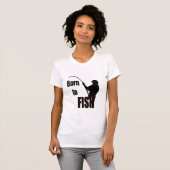 Geboren für Fische T-Shirt (Vorne ganz)