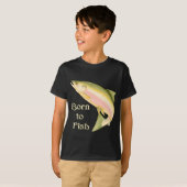 Geboren für Fische T-Shirt (Vorne ganz)