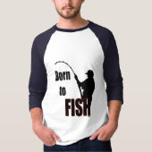 Geboren für Fische T-Shirt (Vorderseite)