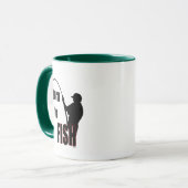 Geboren für Fische Tasse (Vorderseite Links)