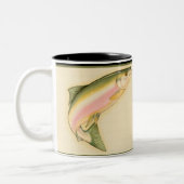 Geboren für Fische Zweifarbige Tasse (Links)