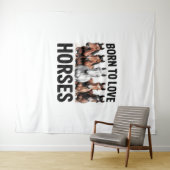 Geboren für Lieben Wandteppich (Beispiel (Horizontal))