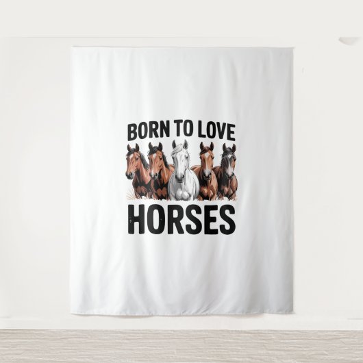 Geboren für Lieben Wandteppich (Vorderseite)