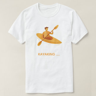 Geboren für Paddle-Kajak-Abenteuer-Grafik-T-Shirt T-Shirt