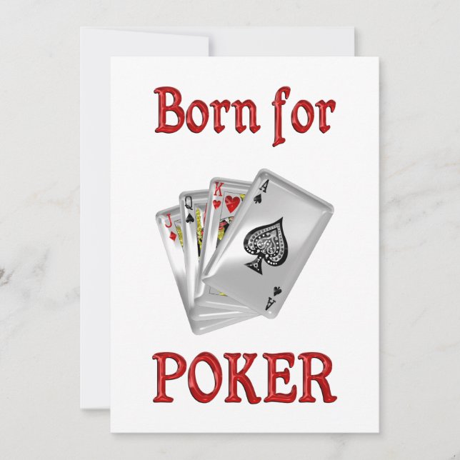 Geboren für Poker (Vorderseite)
