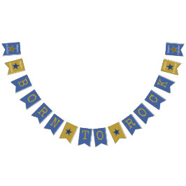 Geboren für Rock Star Geburtstagsparty Banner Blue