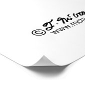 Geboren für Schlossermeister Poster (Ecke)