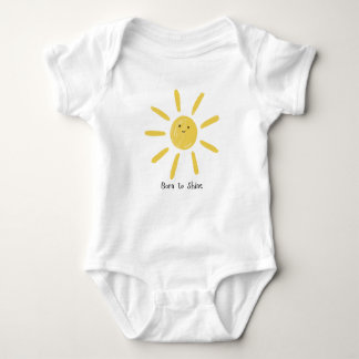 Geboren für Shine Bodysuit Baby Strampler