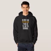 Geboren für Shuffleboard Hoodie (Vorne ganz)