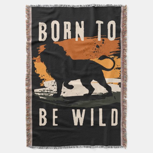 Geboren für Wildtier Decke (Vorderseite Vertikal)