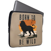 Geboren für Wildtier Laptopschutzhülle (Vorne Rechts)