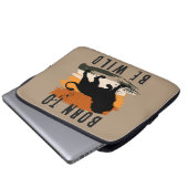 Geboren für Wildtier Laptopschutzhülle (Vorne Knopf)
