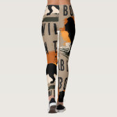 Geboren für Wildtier Leggings (Rückseite)