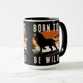 Geboren für Wildtier Tasse