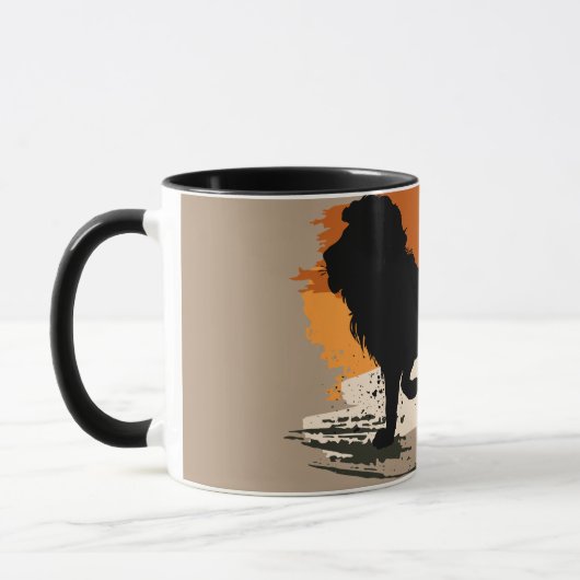 Geboren für Wildtier Tasse (Links)