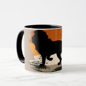 Geboren für Wildtier Tasse (Vorderseite Links)