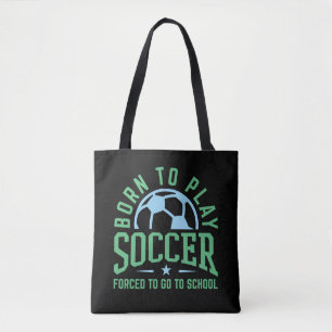 Geboren Fußball spielen Zwangsweise zur Schule geh Tasche