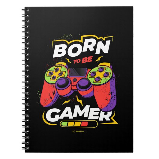 Geboren, Gamer zu sein Notizblock (Vorderseite)