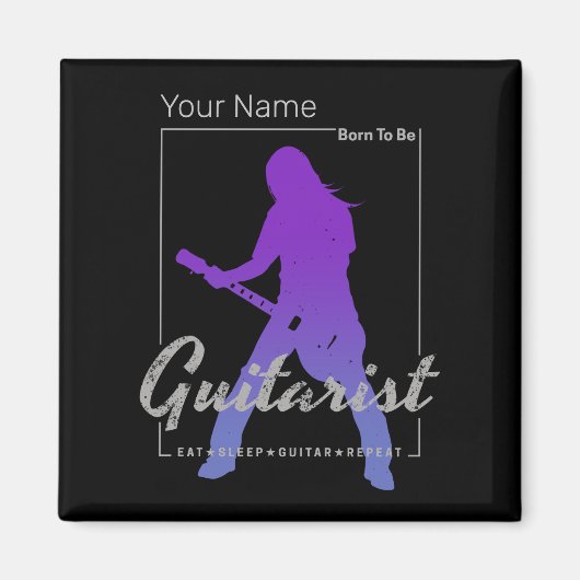 Geboren, Gitarrist für Musiker und Bandmitglied zu Magnet (Vorne)