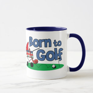 Geboren Golf zu spielen Tasse