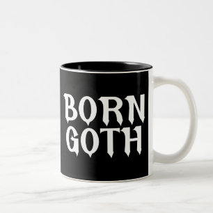 Geboren Goth Zweifarbige Tasse