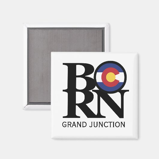GEBOREN Grand Junction Magnet (Vorderseite/Rückseite)