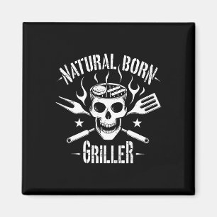 Geboren Griller Funny Grillen Joke For Grill Liebe Magnet