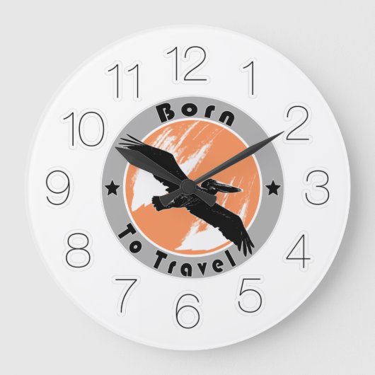 Geboren große wanduhr (Vorderseite)